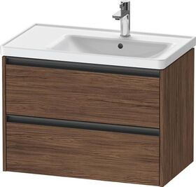 Duravit Waschtischunterbau Ketho.2 784x549x455mm nussbaum dunkel