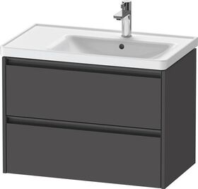 Duravit Waschtischunterbau Ketho.2 784x549x455mm graphit matt