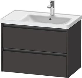 Duravit Waschtischunterbau Ketho.2 784x549x455mm graphit supermatt
