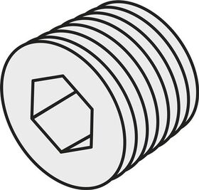 Innensechskantschraube ISO SS 6005-T09P Bruttogewicht 0,6g PRAMET
