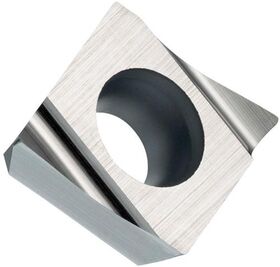 Drehwendeschneidplatte ISO CPGX 060202FR-JZ:TT010 Bohrungs-D. 2,8mm Farbe Grau - VPE: 10