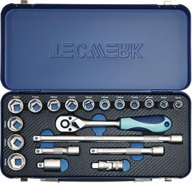 Steckschlüsselsatz 20-tlg.3/8 Zoll SW 8-22mm Z.30 6KT TECWERK