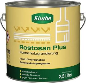 Rostprimer Rostosan® Plus rotbraun 2500 ml Dose KLUTHE, 2 Stück