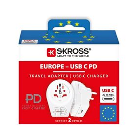 World Adapter - World to Europe USB-C™ PD- VPE: 1