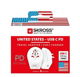 World Adapter - World to USA USB-C™ PD- VPE: 1