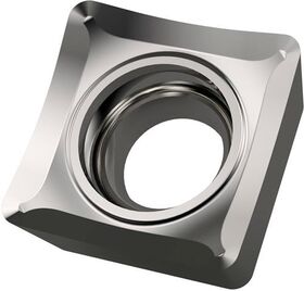 Drehwendeschneidplatte ISO SCGT 09T304E-SF3:H07 Bohrungs-D. 4,4mm Farbe Silber - VPE: 10