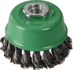 Topfbürste D.65mm Drahtstärke 0,35mm VA 12500min-¹ TECWERK
