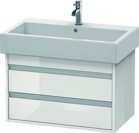 Duravit Waschtischunterbau KETHO 440x750x410mm weiß hochglanz