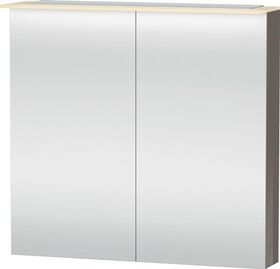 Duravit Spiegelschrank X-LARGE 138x800x760mm flannel grey hochglanz