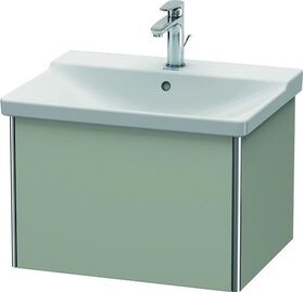 Duravit Waschtischunterbau XSQUARE 405x610x473mm taupe seidenmatt