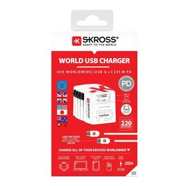 Reiseadapter World USB Charger AC45PD- VPE: 1