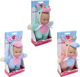 AM weißhpuppe mit Einhornmütze, 20cm