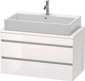 Duravit Konsolenunterschrank DURASTYLE 512x900x478mm Ei schwarz / basalt matt