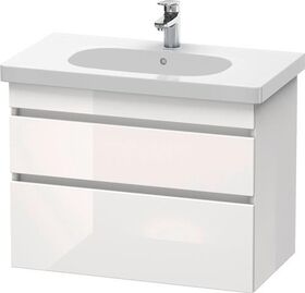 Duravit Waschtischunterbau DURASTYLE 453x800x610mm eiche natur / basalt matt