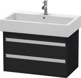 Duravit Waschtischunterbau KETHO 440x750x410mm eiche schwarz