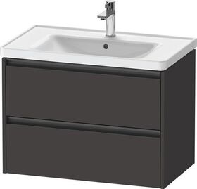 Duravit Waschtischunterbau Ketho.2 784x549x455mm graphit supermatt