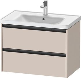 Duravit Waschtischunterbau Ketho.2 784x549x455mm taupe matt