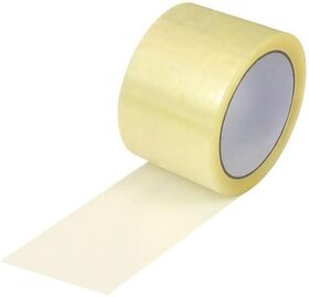 Klebeband Breite 75mm, Länge 66m, Stärke 45µ PP transparent Hotmelt-Kleber - VPE: 24