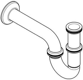 Grohe Röhren-Geruchverschluss 1 1/4" f WT chr