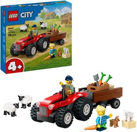 City Traktor mit Anhänger