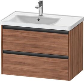 Duravit Waschtischunterbau Ketho.2 784x549x455mm nussbaum natur