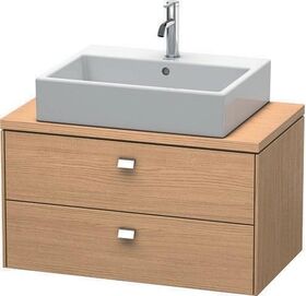 Duravit Konsolenunterschrank BRIOSO Griffe chr 442x720x480mm lichtblau matt