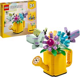 Creator Gießkanne mit Blumen