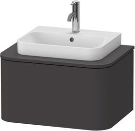 Duravit Konsolenunterschrank HAPPY D.2 P 354x650x480mm graphit supermatt