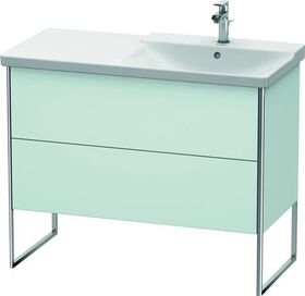 Duravit Waschtischunterbau XSQUARE Be rechts 805x1010x473mm lichtblau matt