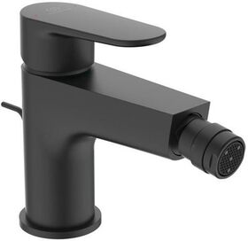 IDS Bidetarmatur CERAFINE O Ausladung 132mm m Ablaufgar. Silk Black IDEAL STANDARD