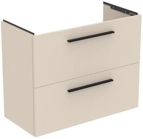 IDS Möbel-WT-Unterschrank i.life S 2 Auszüge 800x375x630mm Sandbeige matt IDEAL STANDARD