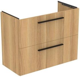 IDS Möbel-WT-Unterschrank i.life S 2 Auszüge 800x375x630mm Eiche Natur IDEAL STANDARD