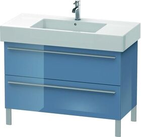 Duravit Waschtischunterbau X-LARGE 1000x470x588mm stone blue hochglanz