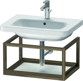 Duravit Ablage DURASTYLE 440x590x300mm weiß matt/nussbaum massiv