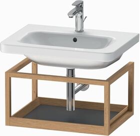 Duravit Ablage DURASTYLE 440x590x300mm graphit matt/eiche massiv