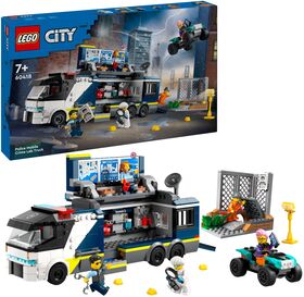 City Polizeitruck mit Labor