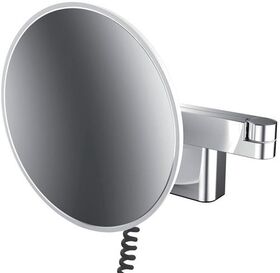Emco LED-Rasier-/Kosmetikspiegel EVO rd d= 209mm 2-arm Kabel 3-fach chrom EMCO