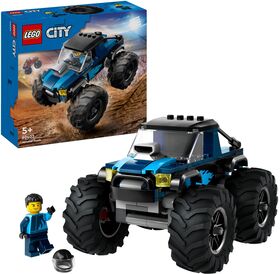 City Blauer Monstertruck