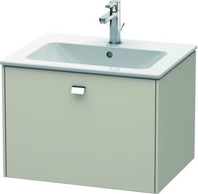 Duravit Waschtischunterbau BRIOSO Griff chrom 442x620x479mm taupe matt