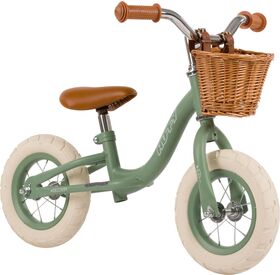 Vintage Balance Bike, 10 Zoll, grün