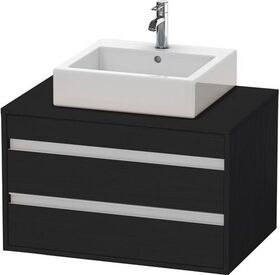 Duravit Waschtischunterbau KETHO 550x800x496mm eiche schwarz