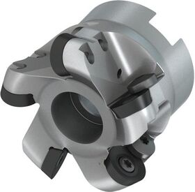 Kopier-Planfräser ISO 66A05R-SCMORD16-CF D.27mm m. Wendeplatte Schneid-D.66mm