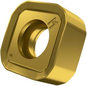 Fräswendeschneidplatte ISO SNGX 110416SR-M:M8330 D.4,56mm PVD beschichtet Gold - VPE: 10