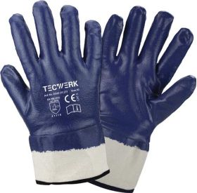 Handschuhe Neckar Gr.10 blau Nitrilvollbeschichtung EN 388 PSA II TECWERK - VPE: 12