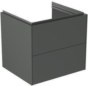 IDS Waschtischunterschrank CONCA 2 Auszüge 600mm anthrazit matt IDEAL STANDARD