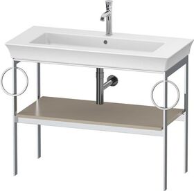 Duravit Metallkonsole WHITE TULIP 760x984x450mm taupe seidenmatt