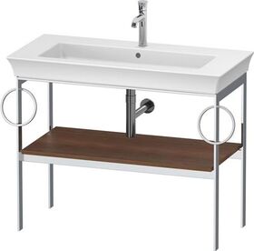 Duravit Metallkonsole WHITE TULIP 760x984x450mm amerikanisch nussbaum