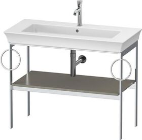 Duravit Metallkonsole WHITE TULIP 760x984x450mm steingrau seidenmatt