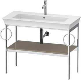Duravit Metallkonsole WHITE TULIP 760x984x450mm steingrau hochglanz