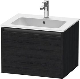 Duravit Waschtischunterbau Ketho.2 610x440x480mm eiche schwarz